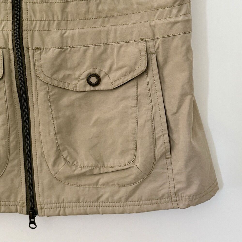 EXOFFICIO Womens Size Small Beige Tan Travel Vest w/Multi Pockets for Utility - Picture 8 of 16